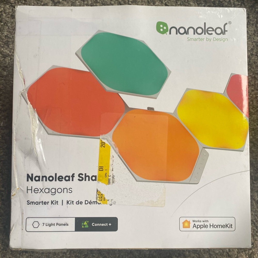 NanoLeaf hexagons LED decor